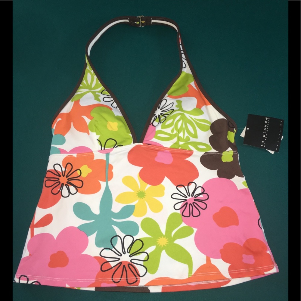 La Blanca Takini top Size 14 NWT